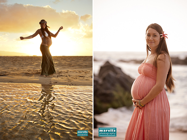 bree  hawaii maternity photography
