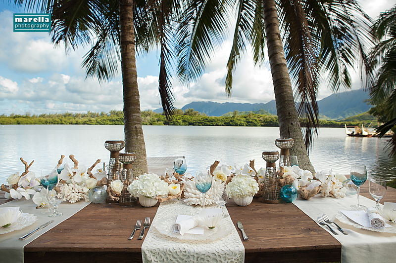 Oahu Wedding Photographers Ocean Inspired Elegance Photo Shoot
