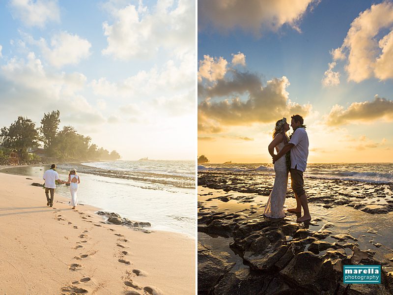 Oahu north shore wedding photographer, Marella Photography